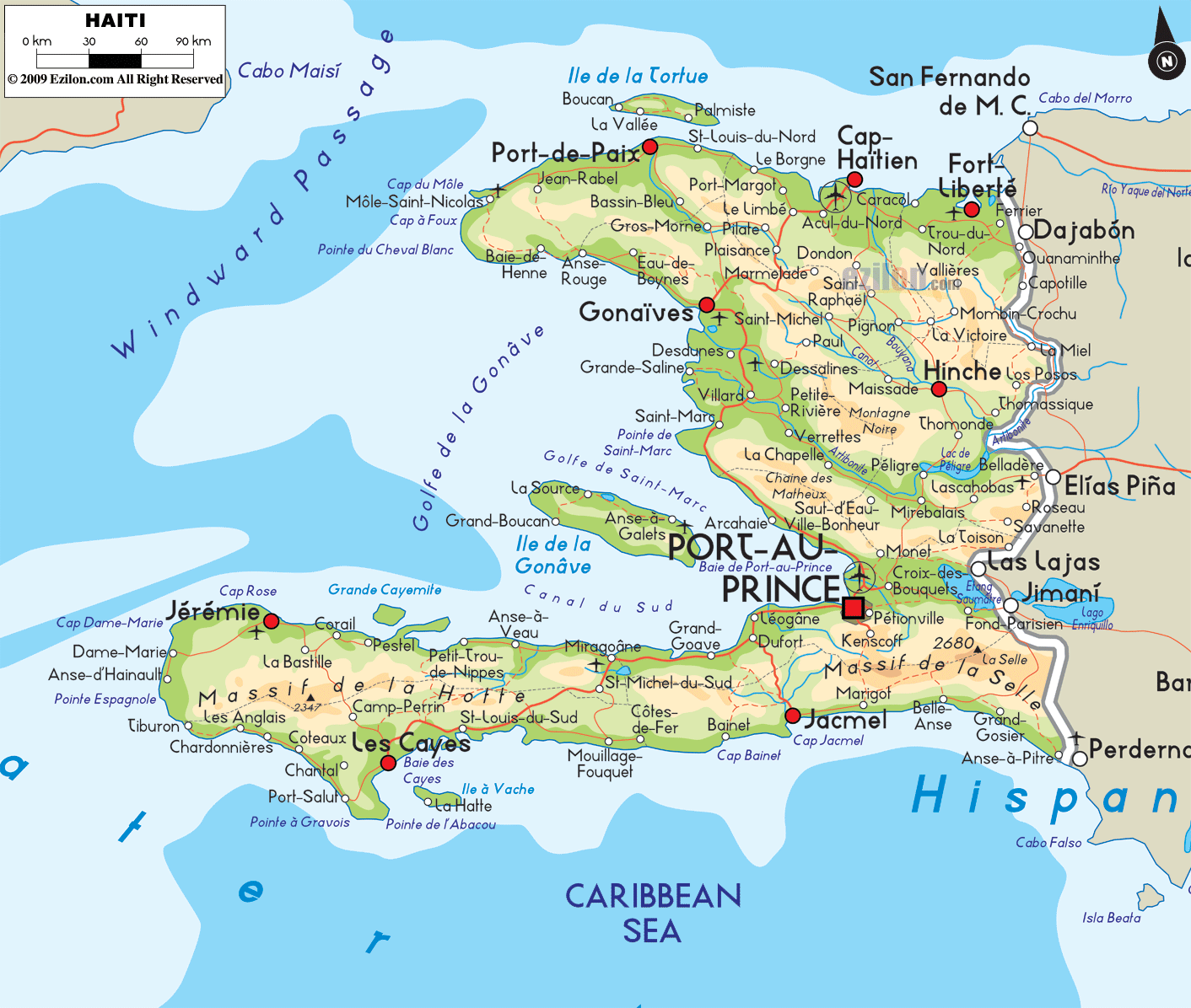 Haiti-physical-map-1