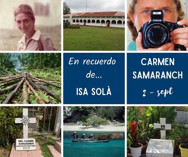 La congregación RJM recuerda a las Hnas. Isa Sola y Carmen Samaranch quienes fueron asesinadas mientras cumplían misiones.